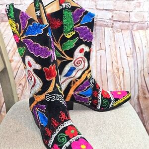 Velvet Road western cowboy boots women's 37